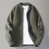 Men's Elegant Button-Front Cardigan