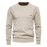 Dennis Men's Diamond-Pattern Sweater