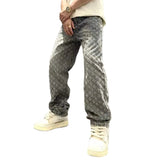 Men's Jacquard Textured Jeans