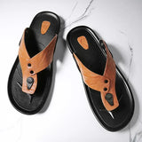 Elegant Men's Leather Sandals