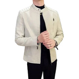 Elegant Men's Leather Jacket