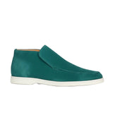 Men's Ankle-Height Suede Loafers – Teal
