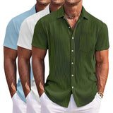 Men's Elegant Striped Summer Shirt