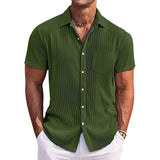 Men's Elegant Striped Summer Shirt