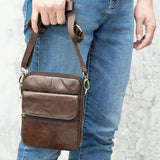 Keith Men's Leather Crossbody Bag