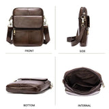 Keith Men's Leather Crossbody Bag