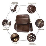 Keith Men's Leather Crossbody Bag