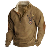 Gordon Men's Vintage-Style Zip Sweater