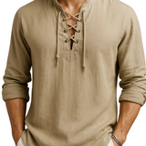 Elegant Men's Beach Shirt