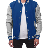 Men's Two-Tone Baseball Jacket