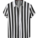 Men's Breathable Striped Summer Shirt