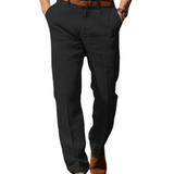 Elegant Men's Linen-Blend Pants