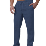 Men's Elegant Linen-Blend Summer Pants