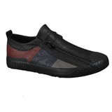 Men's Leather Shoes with Side Zip