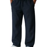 Slim-Fit Men's Linen Pants