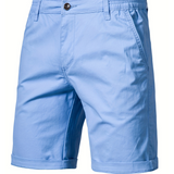 Elegant Men's Cotton Shorts