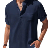 Elegant Men's Short Sleeve Summer Shirt
