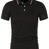 Men's Elegant Polo Shirt in Seven Colours