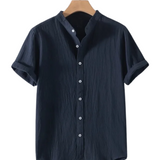 Men's Breathable Relaxed-Fit Cotton Shirt