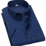Men's Short Sleeve Business Shirt for Summer