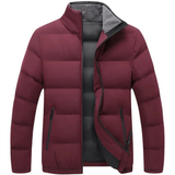 Men's Winter Jacket with Stand Collar