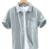 Men's Everyday Short Sleeve Cotton Shirt