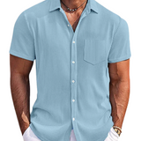 Men's Elegant Striped Summer Shirt