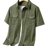 Men's Short Sleeve Cotton Shirt