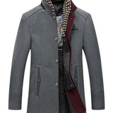 Elegant Men's Wool Coat