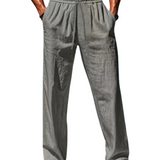 Men's Linen-Blend Hawaiian Pants