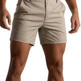 Elegant Men's Cotton Chino Shorts