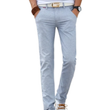 Men's Slim Fit Linen Blend Pants