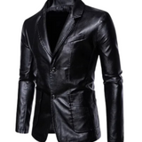 Men's Business Casual Leather Jacket