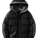 Elegant Men's Hooded Winter Jacket