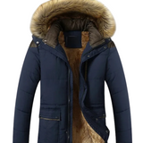 Stylish Quilted Men's Fleece Winter Jacket