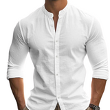 Airy Men's Linen-Blend Shirt