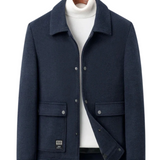 Men's Elegant Soft-Cut Overcoat