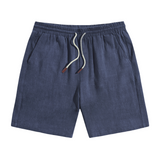 Casual Men's Linen-Blend Shorts