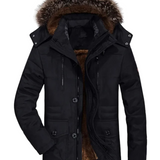 Men's Hooded Cotton Winter Jacket