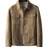 Men's Stylish Faux Leather Jacket