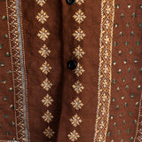 Men's Hawaiian Shirt – Brown, Navy, White or Black