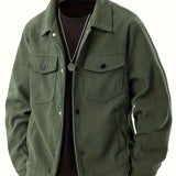 Stylish Men's Velour Jacket