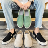 Men's Breathable Canvas Slip-Ons