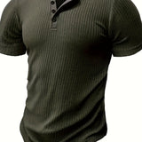 Men's Elegant Patterned T-Shirt