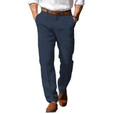 Elegant Men's Linen-Blend Pants
