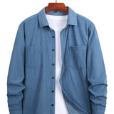 Casual Men's Corduroy Cardigan