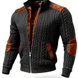 Men's Retro Jacquard Knit Jacket