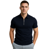 Men's Zip Polo Shirt