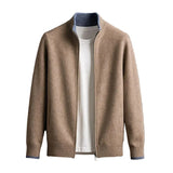 Elegant Men's Soft Knit Cardigan