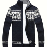 Elegant Men's Knit Cardigan
